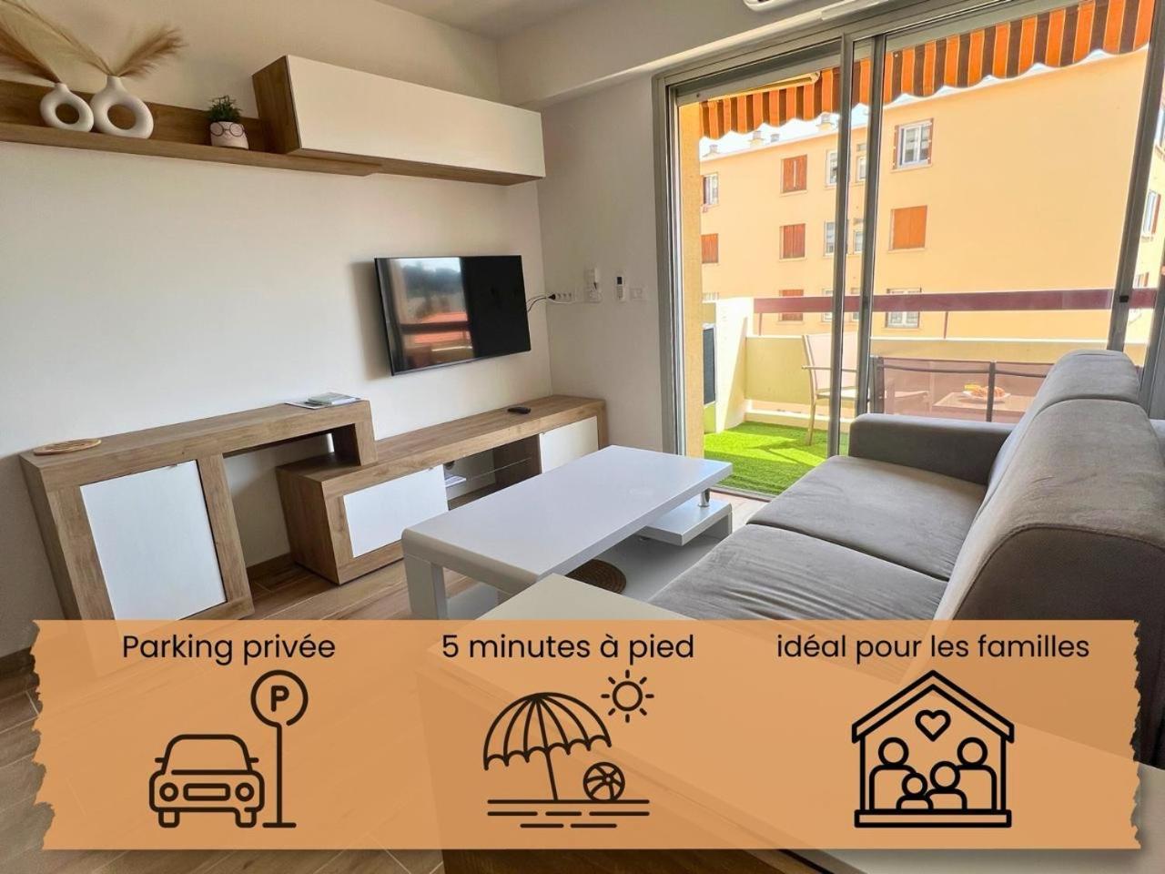 Studio Kialeo Pres De La Plage Avec Parking Roquebrune-Cap-Martin Eksteriør billede